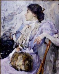 Портрет неизвестной (Дама в лиловом). 1908